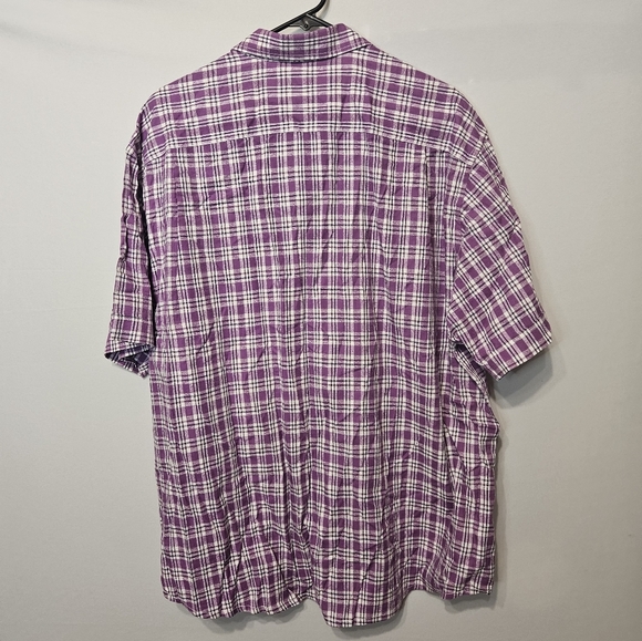 Tasso Elba Mens Shirt XXL Purple - Picture 2 of 6